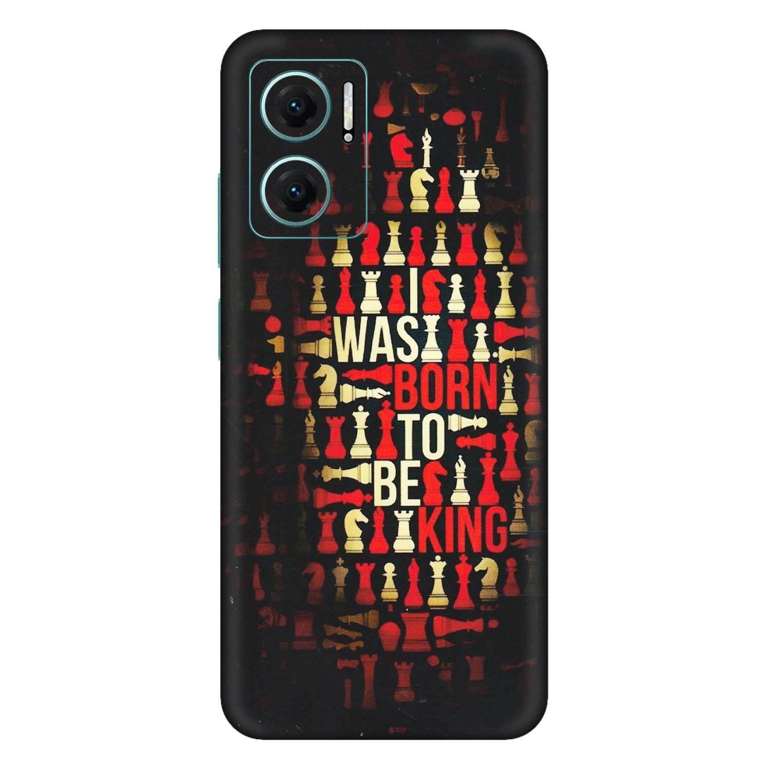Xiaomi Redmi Phone Skins (All Models) - Born To Be King - Matte Finish (M-73) Mi 10 5G