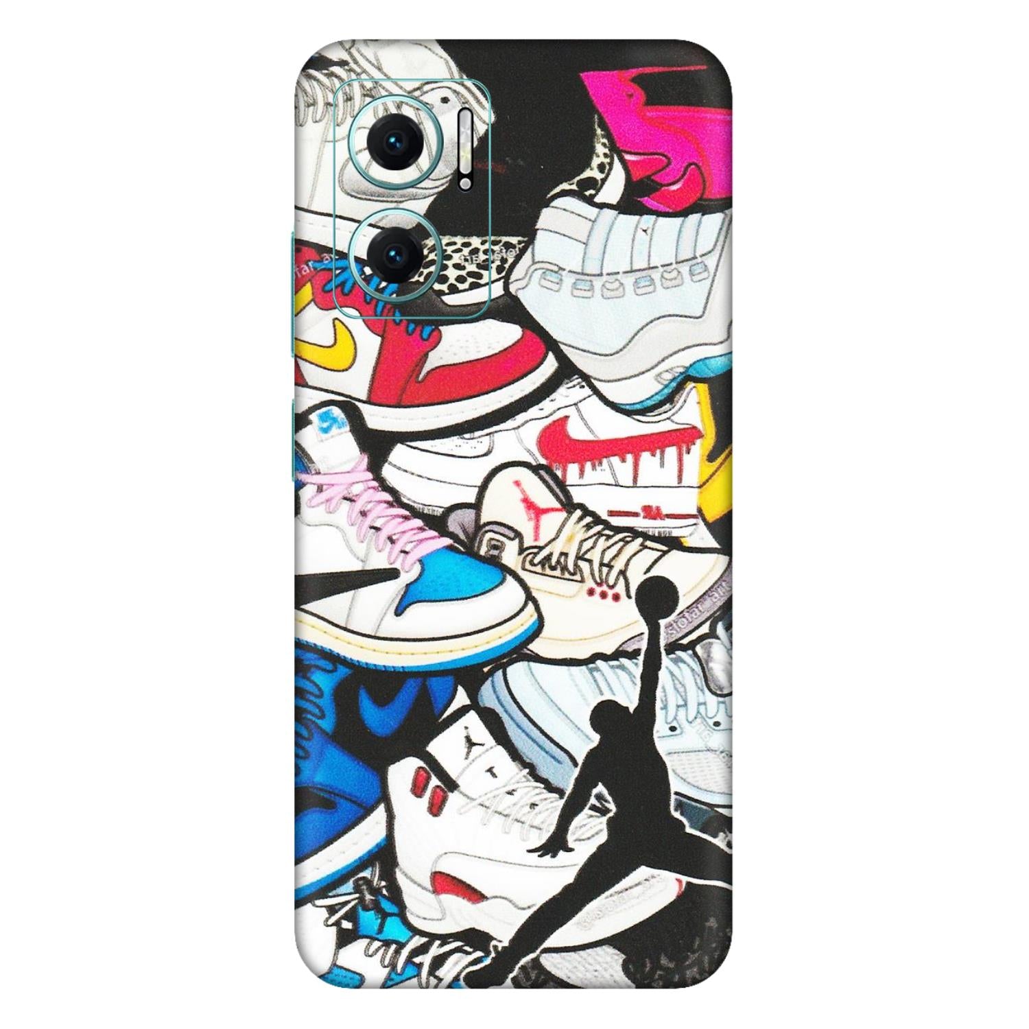 Xiaomi Redmi Phone Skins (All Models) - Jordan Sneakers Fan - Matte Finish (M-80) Mi 10 5G