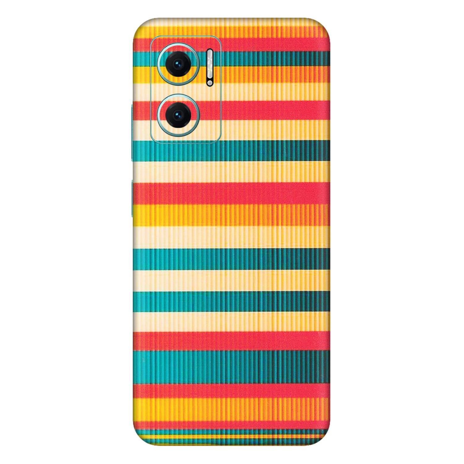 Xiaomi Redmi Phone Skins (All Models) - Colourful Stripes Soothing Effect - Matte Finish (M-86) Mi 10 5G