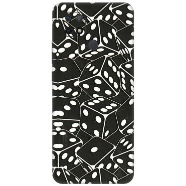 Xiaomi Redmi Phone Skins (All Models) - Big Black Dices - 3D Embossed Finish (L-106) Redmi 10