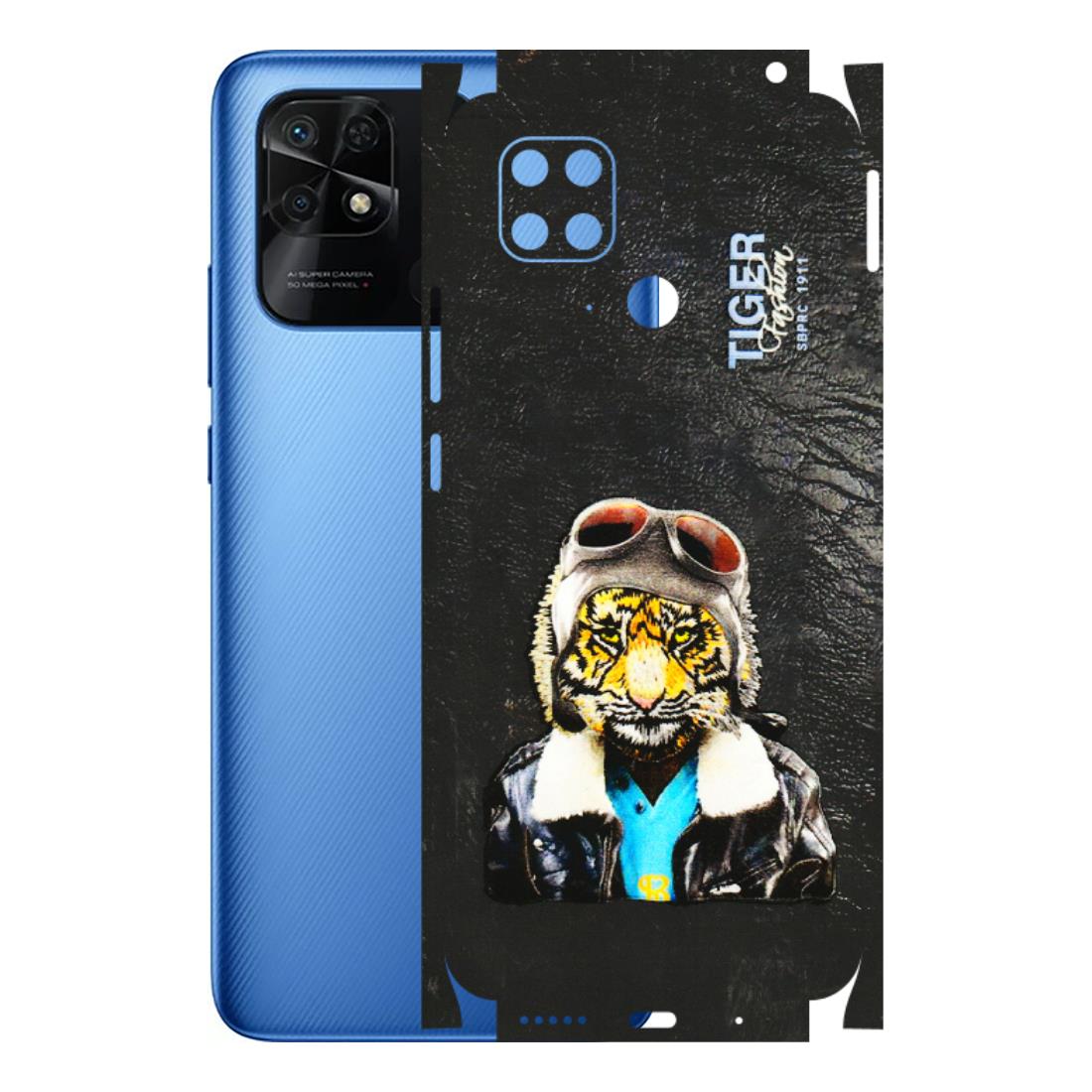 Xiaomi Redmi Phone Skins (All Models) - Rider Tiger - 3D Embossed Finish (L-113) Redmi 10