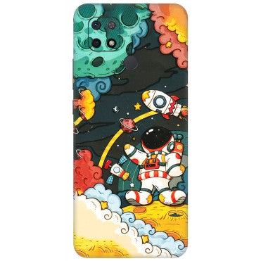Xiaomi Redmi Phone Skins (All Models) - Astronauts & Spaceship - 3D Embossed Finish (L-145) Redmi 10