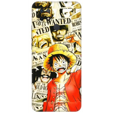 Xiaomi Redmi Phone Skins (All Models) - Luffy Anime - 3D Embossed Finish (L-177) Redmi 10