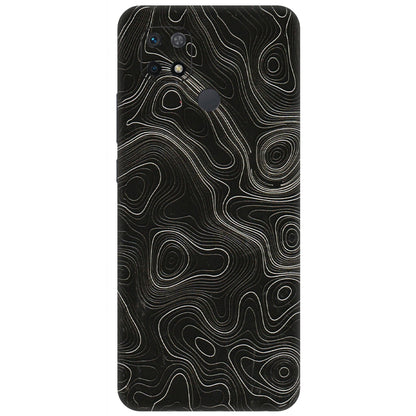 Xiaomi Redmi Phone Skins (All Models) - Black Swirl - 3D Embossed Finish (L-196) Redmi 10