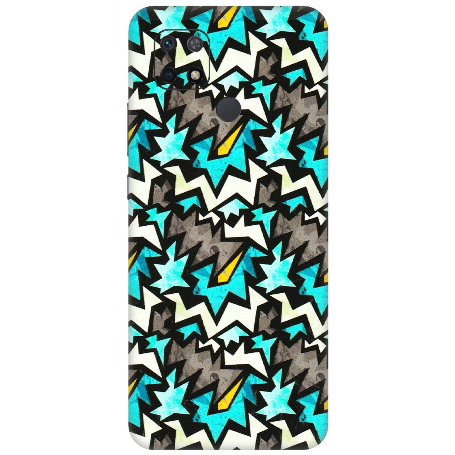 Xiaomi Redmi Phone Skins (All Models) - Funky Zig Zag - 3D Embossed Finish (L-223) Redmi 10