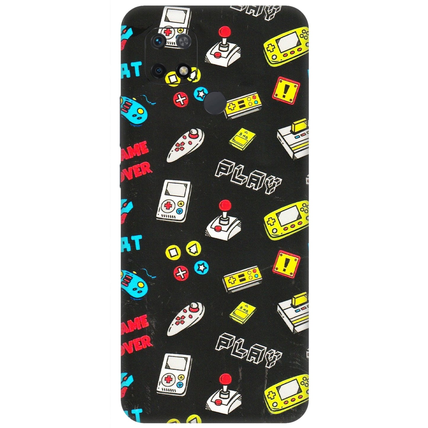 Xiaomi Redmi Phone Skins (All Models) - Gaming Doodles - 3D Embossed Finish (L-224) Redmi 10