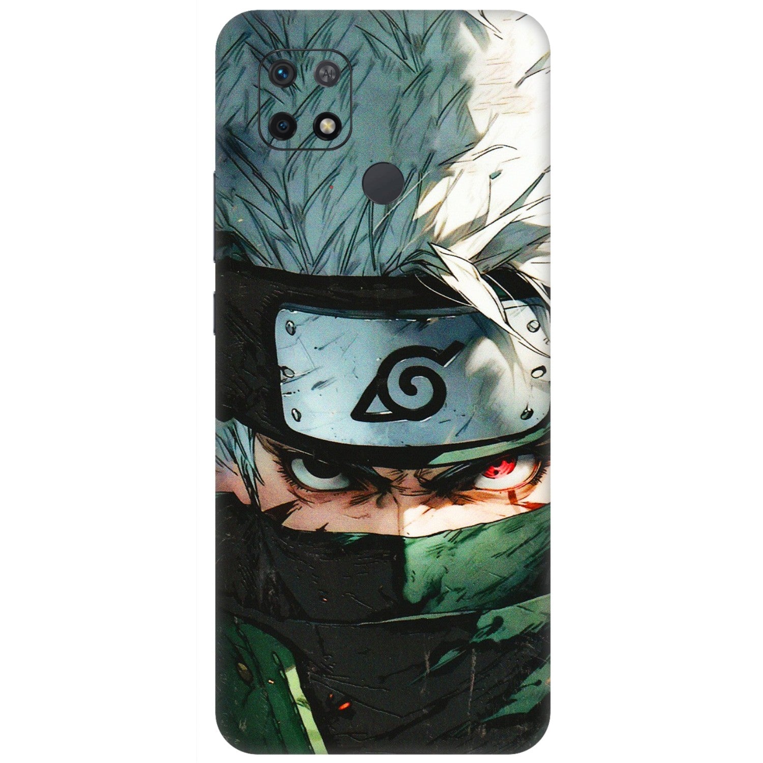 Xiaomi Redmi Phone Skins (All Models) - Kakashi Red Eye Focus - 3D Embossed Finish (L-227) Redmi 10