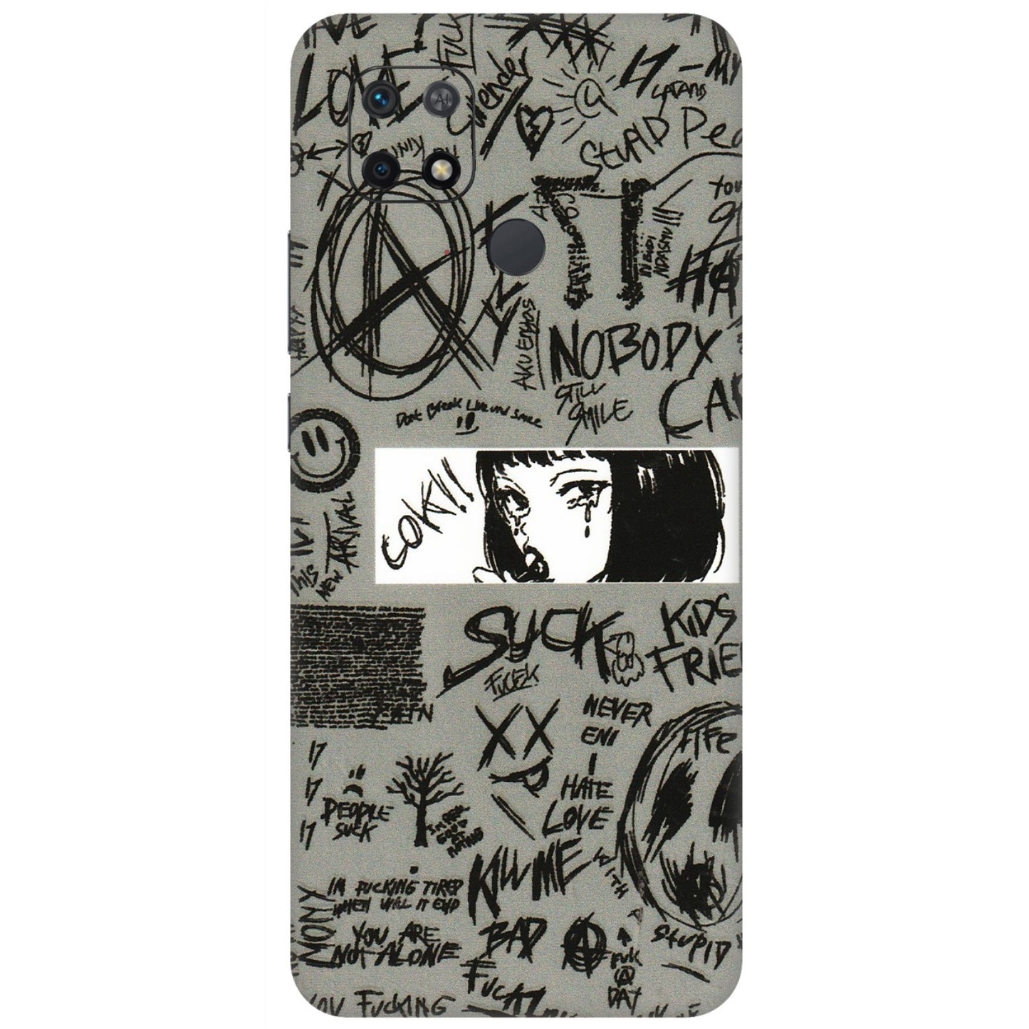 Xiaomi Redmi Phone Skins (All Models) - Never Have Love Anime - 3D Embossed Finish (L-260) Redmi 10