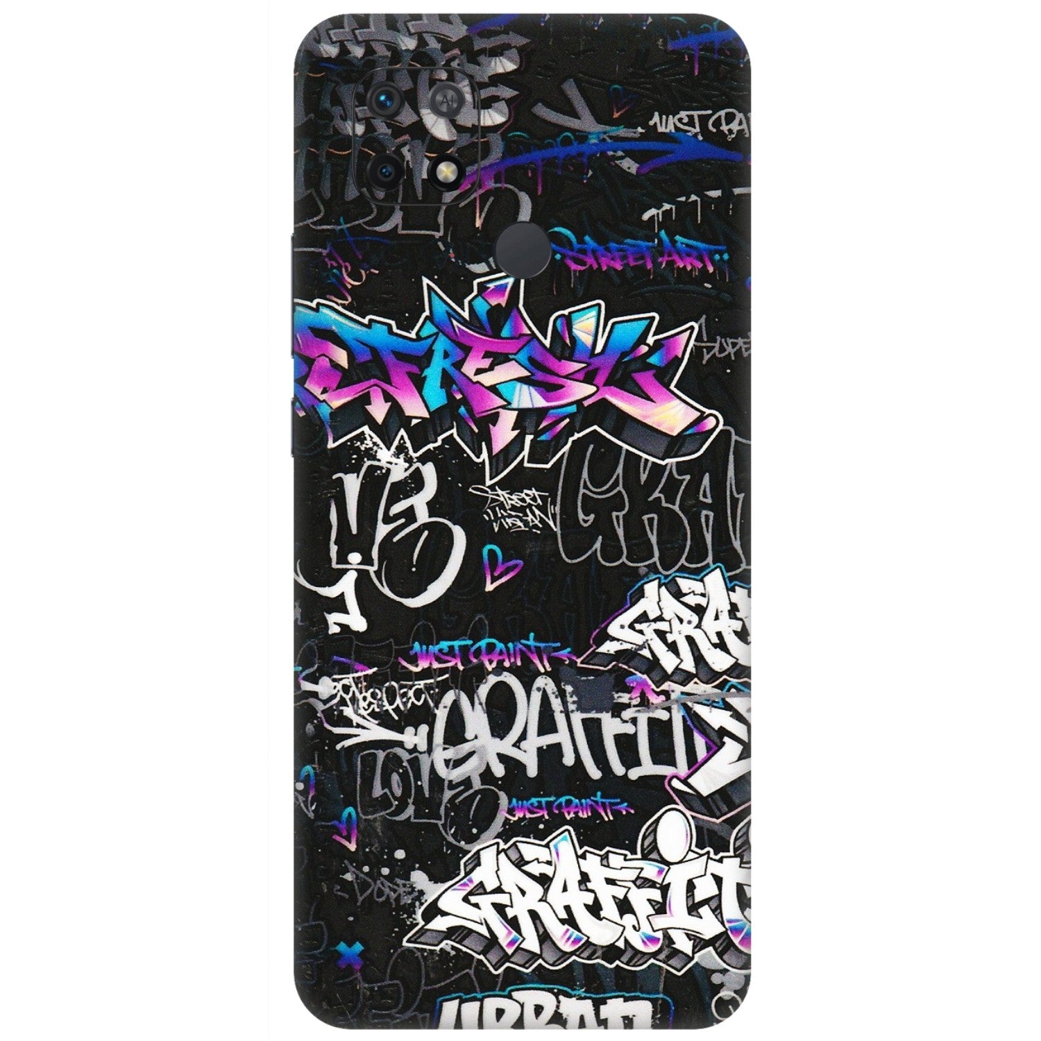 Xiaomi Redmi Phone Skins (All Models) - Graffiti Killer - 3D Embossed Finish (L-274) Redmi 10