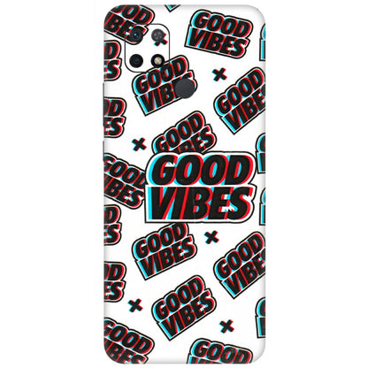 Xiaomi Redmi Phone Skins (All Models) - Good Vibes - 3D Embossed Finish (L-282) Redmi 10
