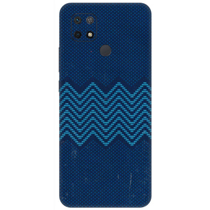 Xiaomi Redmi Phone Skins (All Models) - Blue Sober Waves - 3D Embossed Finish (L-306) Redmi 10