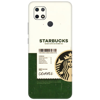 Xiaomi Redmi Phone Skins (All Models) - Starbucks Barcode - 3D Embossed Finish (L-308) Redmi 10