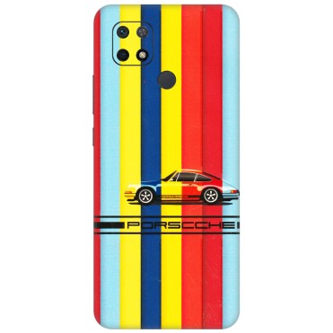 Xiaomi Redmi Phone Skins (All Models) - Multicolour Porche - 3D Embossed Finish (L-39) Redmi 10