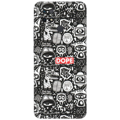 Xiaomi Redmi Phone Skins (All Models) - Dope Stay Classy Black Doodles - Matte Finish (M-126) Redmi 10