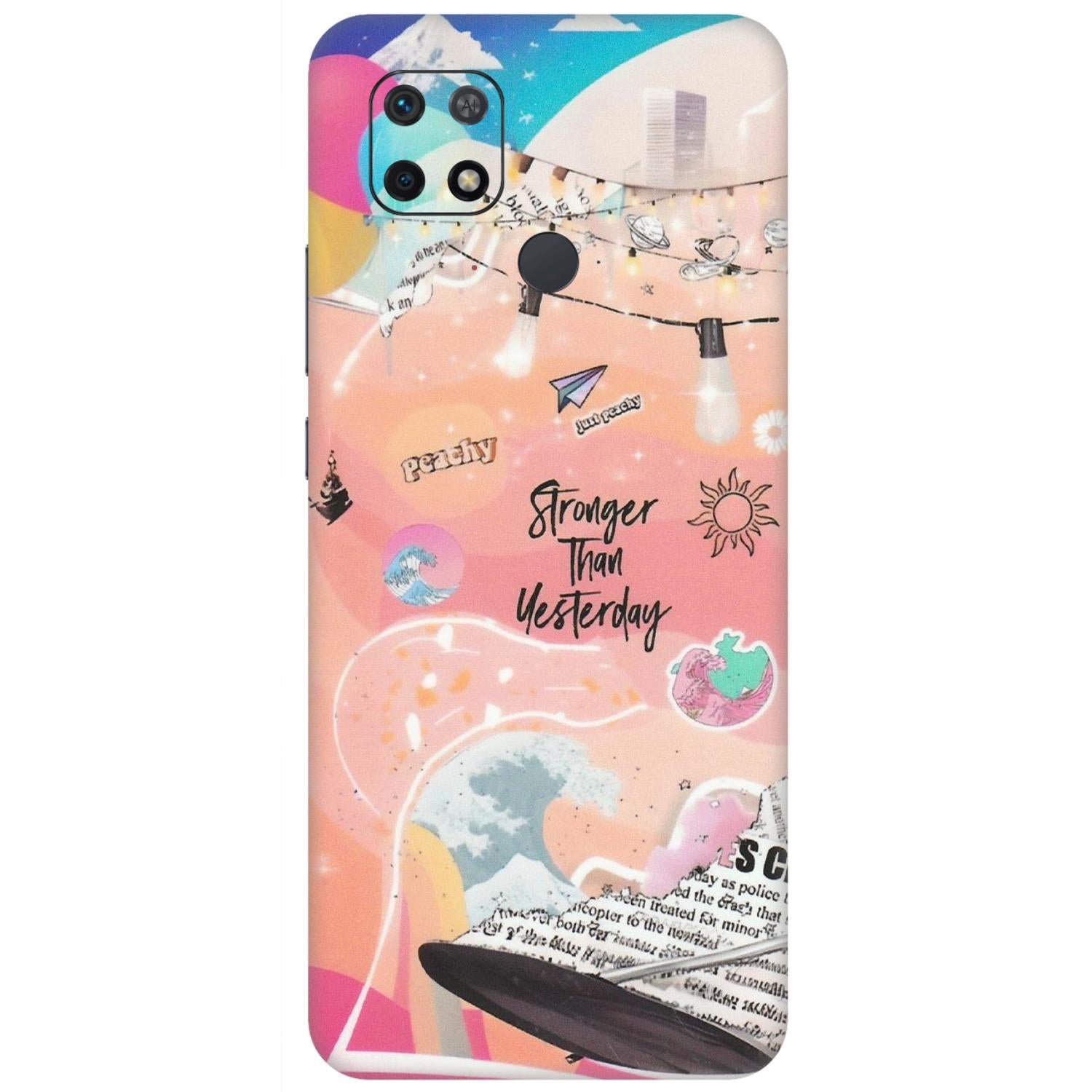 Xiaomi Redmi Phone Skins (All Models) - Stronger Then Yesterday - Matte Finish (M-128) Redmi 10