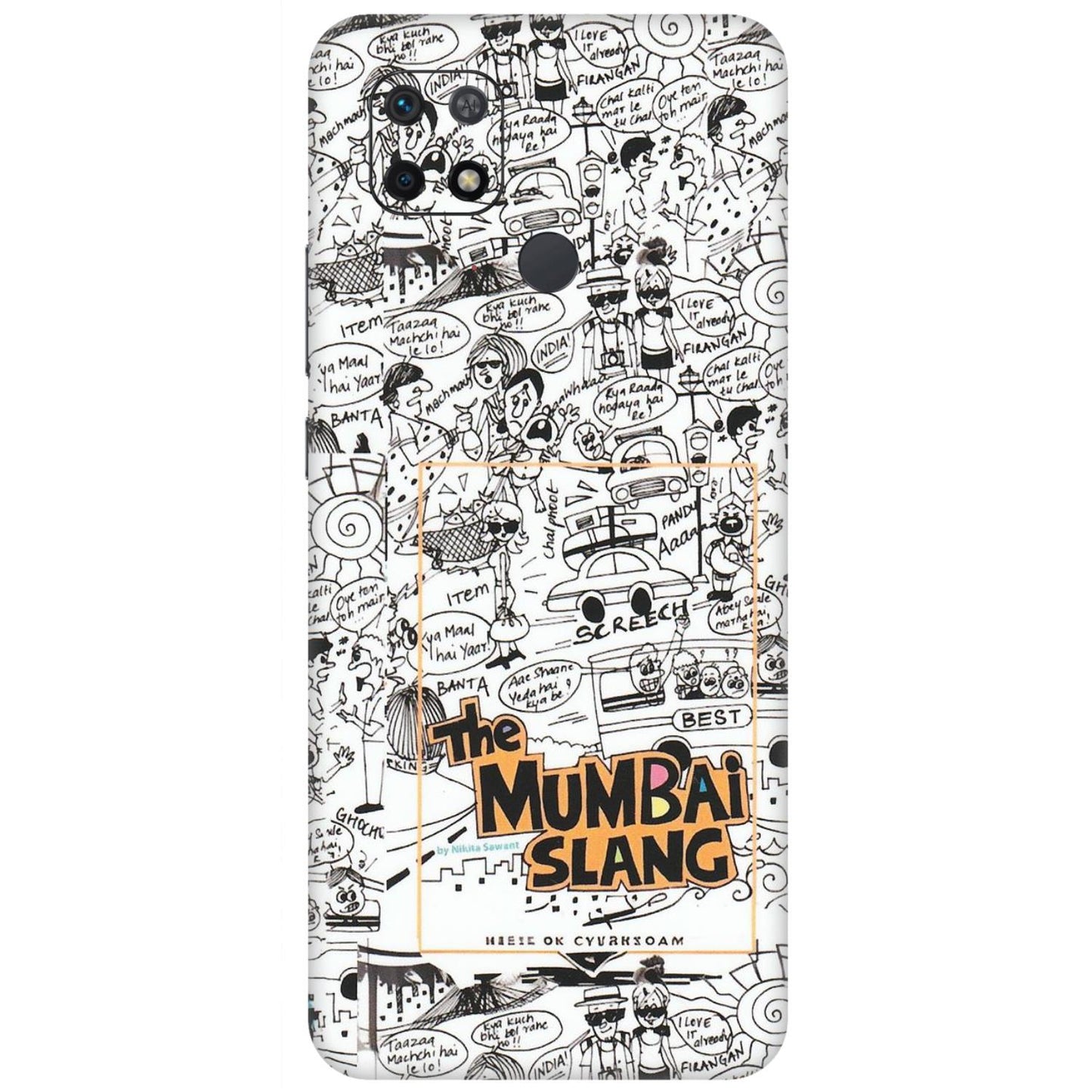 Xiaomi Redmi Phone Skins (All Models) - The Mumbai Slang - Matte Finish (M-142) Redmi 10