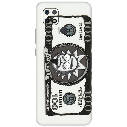 Xiaomi Redmi Phone Skins (All Models) - Rick And Morty Hundred Dollar Anime - Matte Finish (M-161) Redmi 10