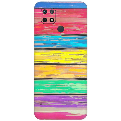 Xiaomi Redmi Phone Skins (All Models) - Multi Colour Wooden Wall - Matte Finish (M-96) Redmi 10