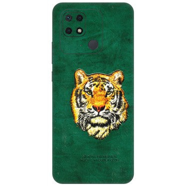 Xiaomi Redmi Phone Skins (All Models) - Leather Feel Tiger - 3D Embossed Finish (L-111) Redmi 10 Power