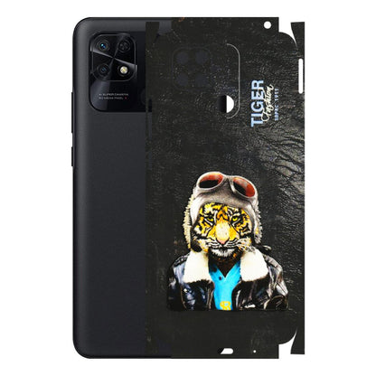 Xiaomi Redmi Phone Skins (All Models) - Rider Tiger - 3D Embossed Finish (L-113) Redmi 10 Power