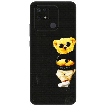 Xiaomi Redmi Phone Skins (All Models) - Classy Teddy Bear - 3D Embossed Finish (L-116) Redmi 10 Power