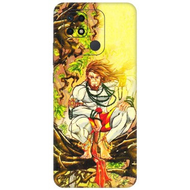 Xiaomi Redmi Phone Skins (All Models) - Lord Hanuman - 3D Embossed Finish (L-152) Redmi 10 Power