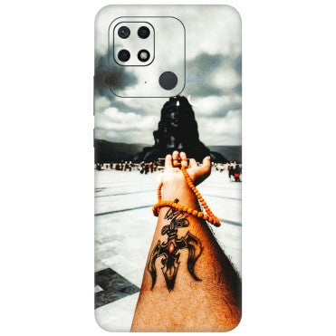 Xiaomi Redmi Phone Skins (All Models) - Jai Adiyogi Mahakaal - 3D Embossed Finish (L-164) Redmi 10 Power