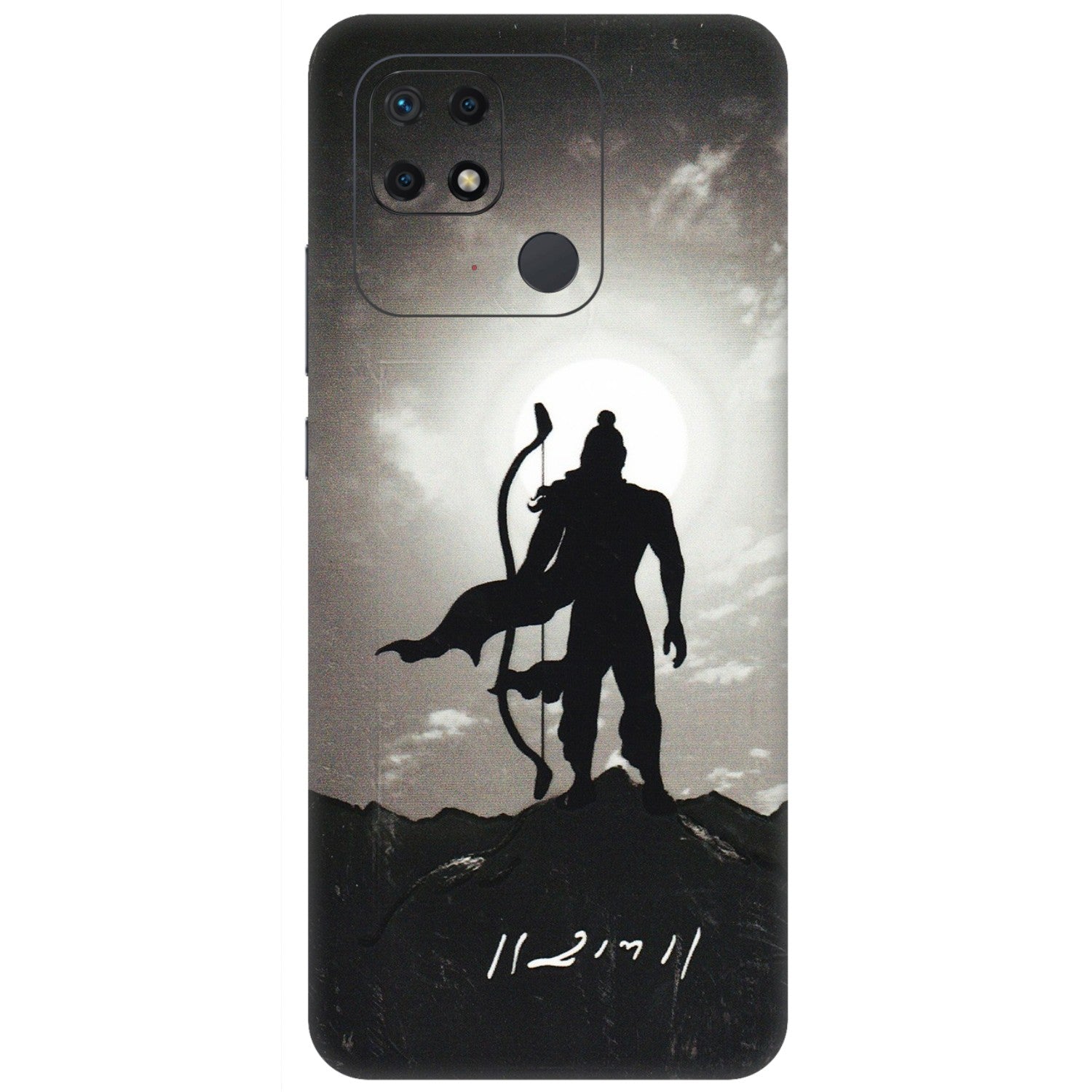 Xiaomi Redmi Phone Skins (All Models) - Jai Siya Ram - 3D Embossed Finish (L-200) Redmi 10 Power