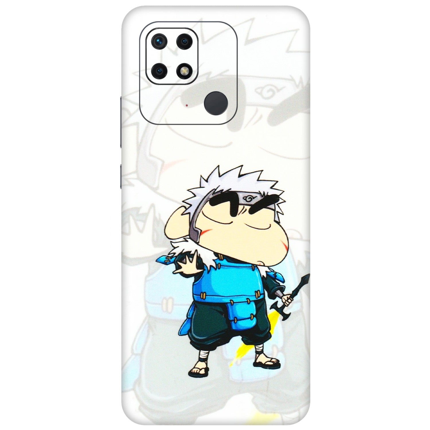 Xiaomi Redmi Phone Skins (All Models) - Angry Young Shinchan - 3D Embossed Finish (L-226) Redmi 10 Power
