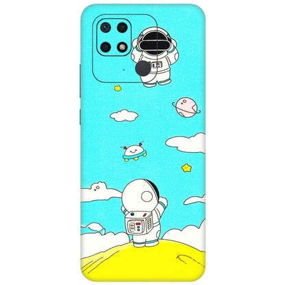 Xiaomi Redmi Phone Skins (All Models) - Blue Skies Astro Float - 3D Embossed Finish (L-230) Redmi 10 Power