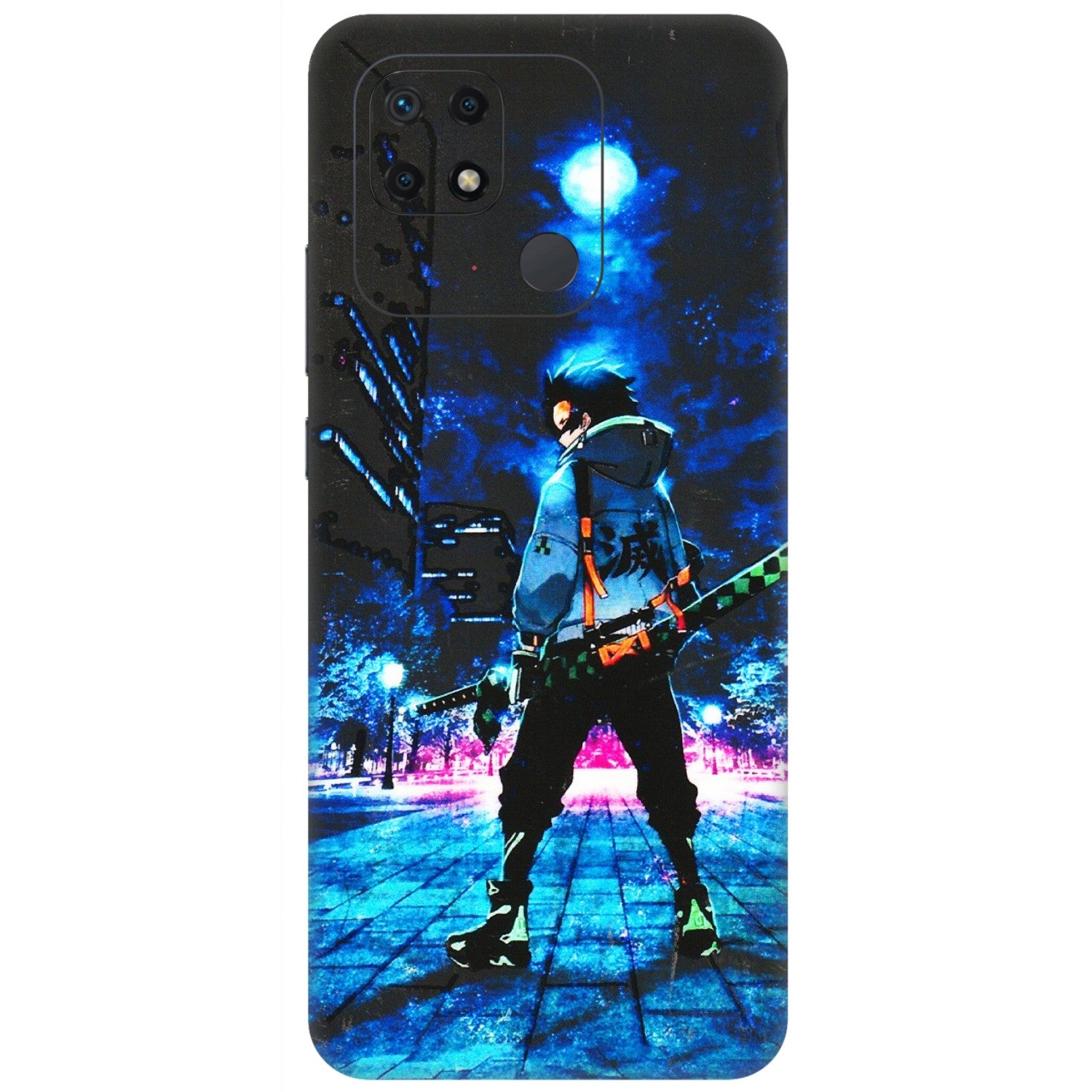 Xiaomi Redmi Phone Skins (All Models) - Demon Slayer Sword - 3D Embossed Finish (L-247) Redmi 10 Power