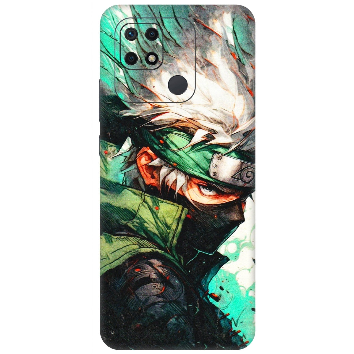 Xiaomi Redmi Phone Skins (All Models) - Kakashi Side Profile - 3D Embossed Finish (L-249) Redmi 10 Power