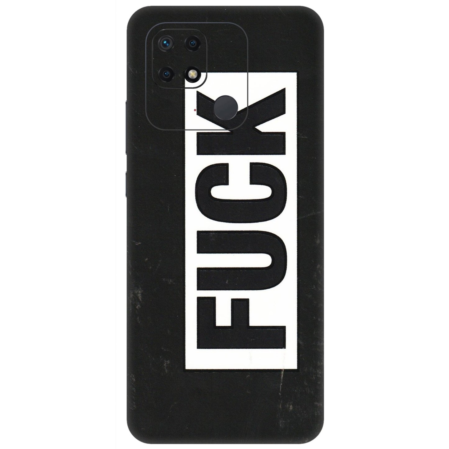 Xiaomi Redmi Phone Skins (All Models) - The F Word - 3D Embossed Finish (L-255) Redmi 10 Power