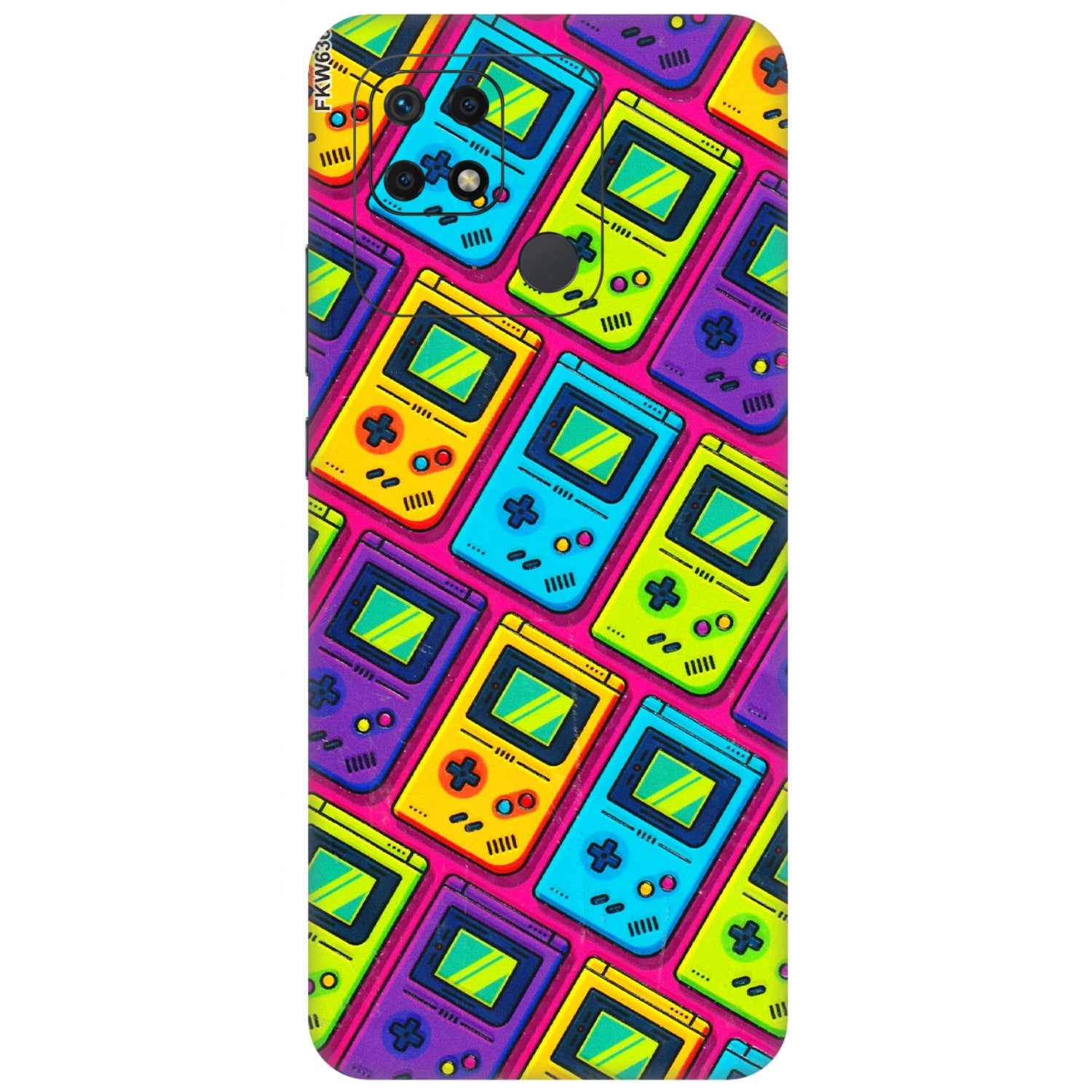 Xiaomi Redmi Phone Skins (All Models) - Gameboy Colourful - 3D Embossed Finish (L-266) Redmi 10 Power