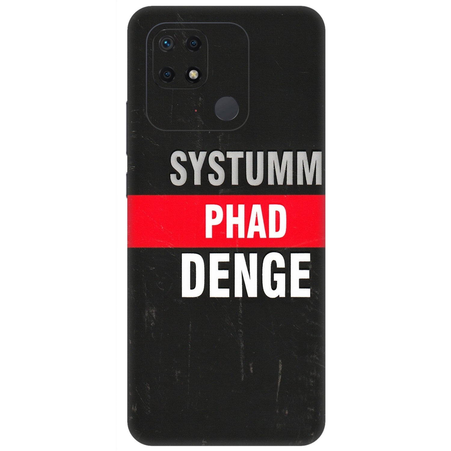 Xiaomi Redmi Phone Skins (All Models) - Systumm Phad Denge - 3D Embossed Finish (L-278) Redmi 10 Power