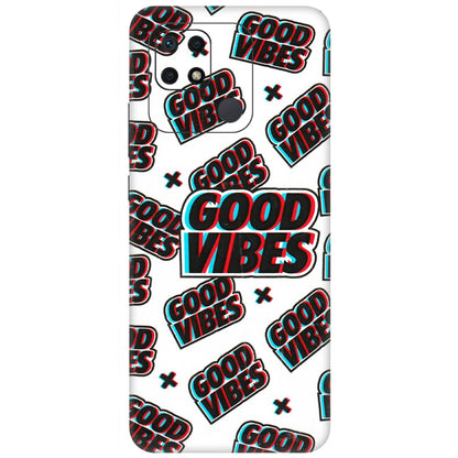 Xiaomi Redmi Phone Skins (All Models) - Good Vibes - 3D Embossed Finish (L-282) Redmi 10 Power