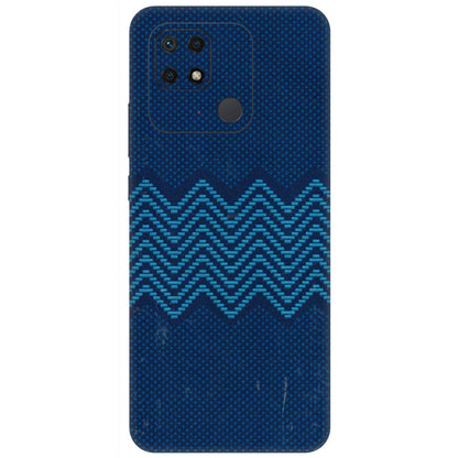 Xiaomi Redmi Phone Skins (All Models) - Blue Sober Waves - 3D Embossed Finish (L-306) Redmi 10 Power
