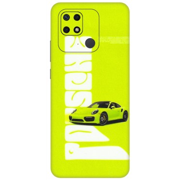 Xiaomi Redmi Phone Skins (All Models) - Lime Green Porche - 3D Embossed Finish (L-30) Redmi 10 Power