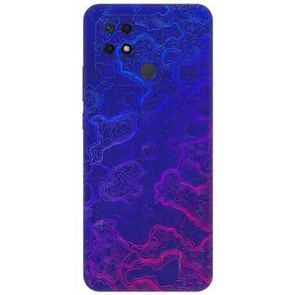 Xiaomi Redmi Phone Skins (All Models) - Purple Ripples Swirl - 3D Embossed Finish (L-314) Redmi 10 Power