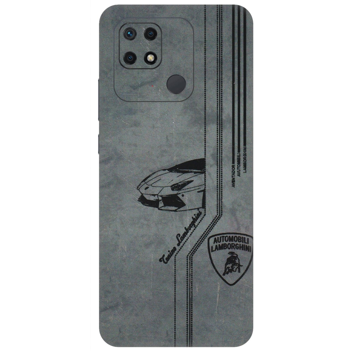 Xiaomi Redmi Phone Skins (All Models) - New Lamborgini Aventador - 3D Embossed Finish (L-321) Redmi 10 Power