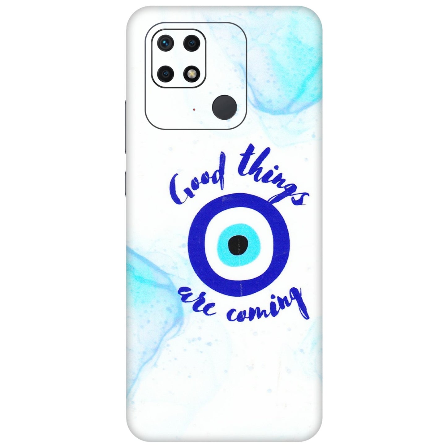 Xiaomi Redmi Phone Skins (All Models) - Evil Eye Good Things Are Coming - 3D Embossed Finish (L-322) Redmi 10 Power