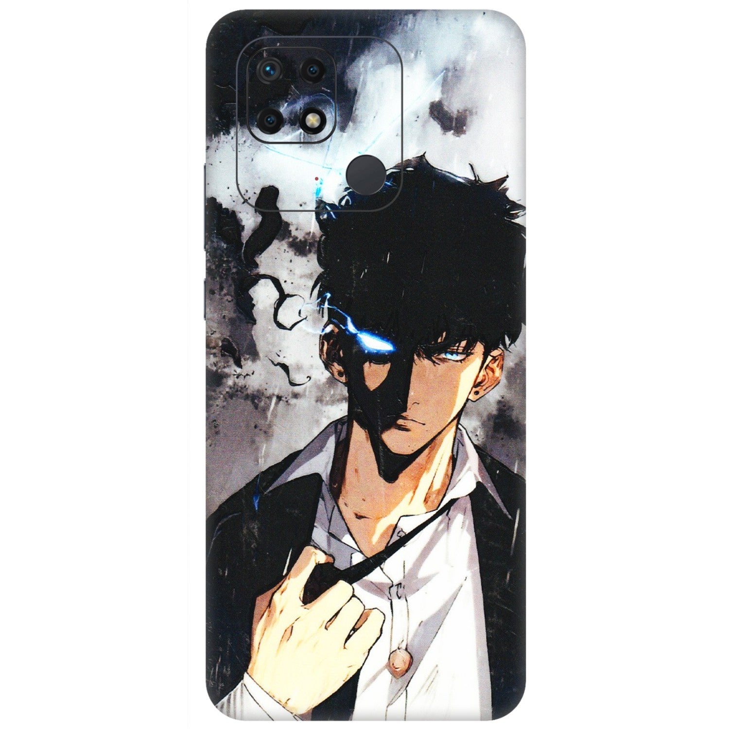 Xiaomi Redmi Phone Skins (All Models) - Sung Jinwoo Manhwa Anime - 3D Embossed Finish (L-328) Redmi 10 Power