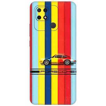 Xiaomi Redmi Phone Skins (All Models) - Multicolour Porche - 3D Embossed Finish (L-39) Redmi 10 Power