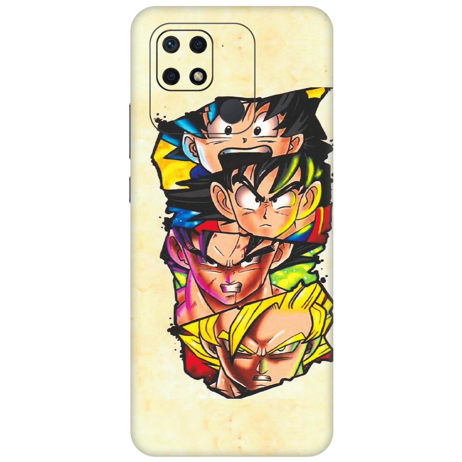 Xiaomi Redmi Phone Skins (All Models) - Angry Multi Anime - Matte Finish (M-113) Redmi 10 Power