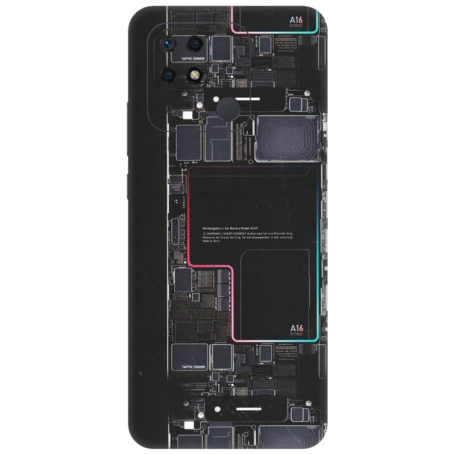 Xiaomi Redmi Phone Skins (All Models) - Motherboard Circuit Layout - Matte Finish (M-117) Redmi 10 Power