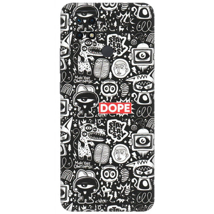 Xiaomi Redmi Phone Skins (All Models) - Dope Stay Classy Black Doodles - Matte Finish (M-126) Redmi 10 Power