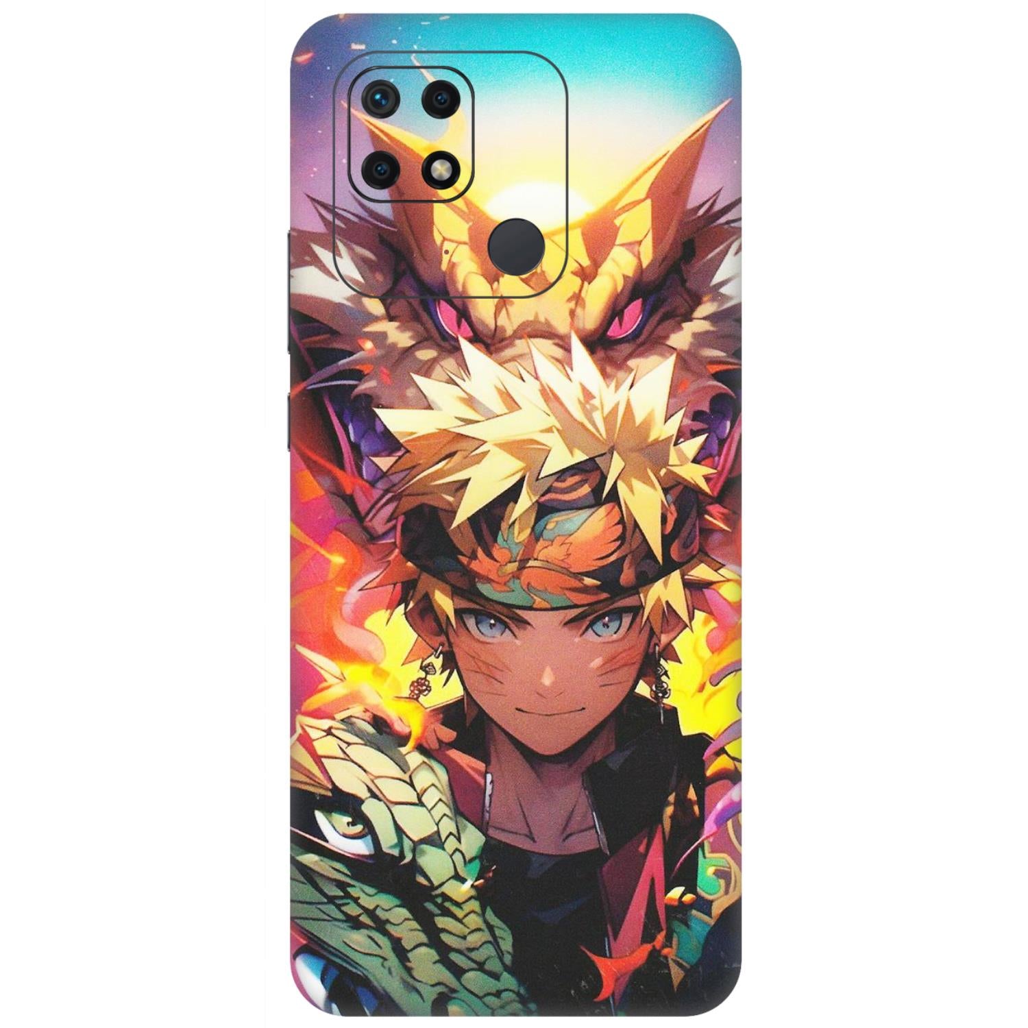 Xiaomi Redmi Phone Skins (All Models) - Angry Naruto Anime - Matte Finish (M-148) Redmi 10 Power