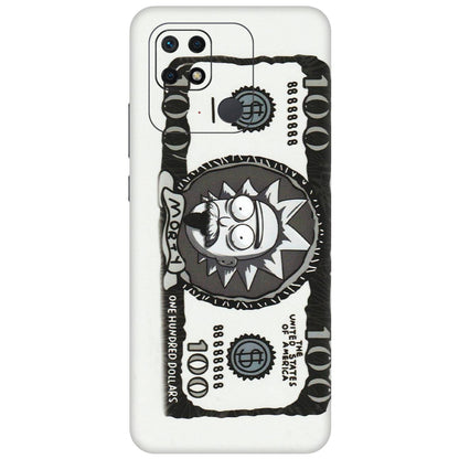 Xiaomi Redmi Phone Skins (All Models) - Rick And Morty Hundred Dollar Anime - Matte Finish (M-161) Redmi 10 Power