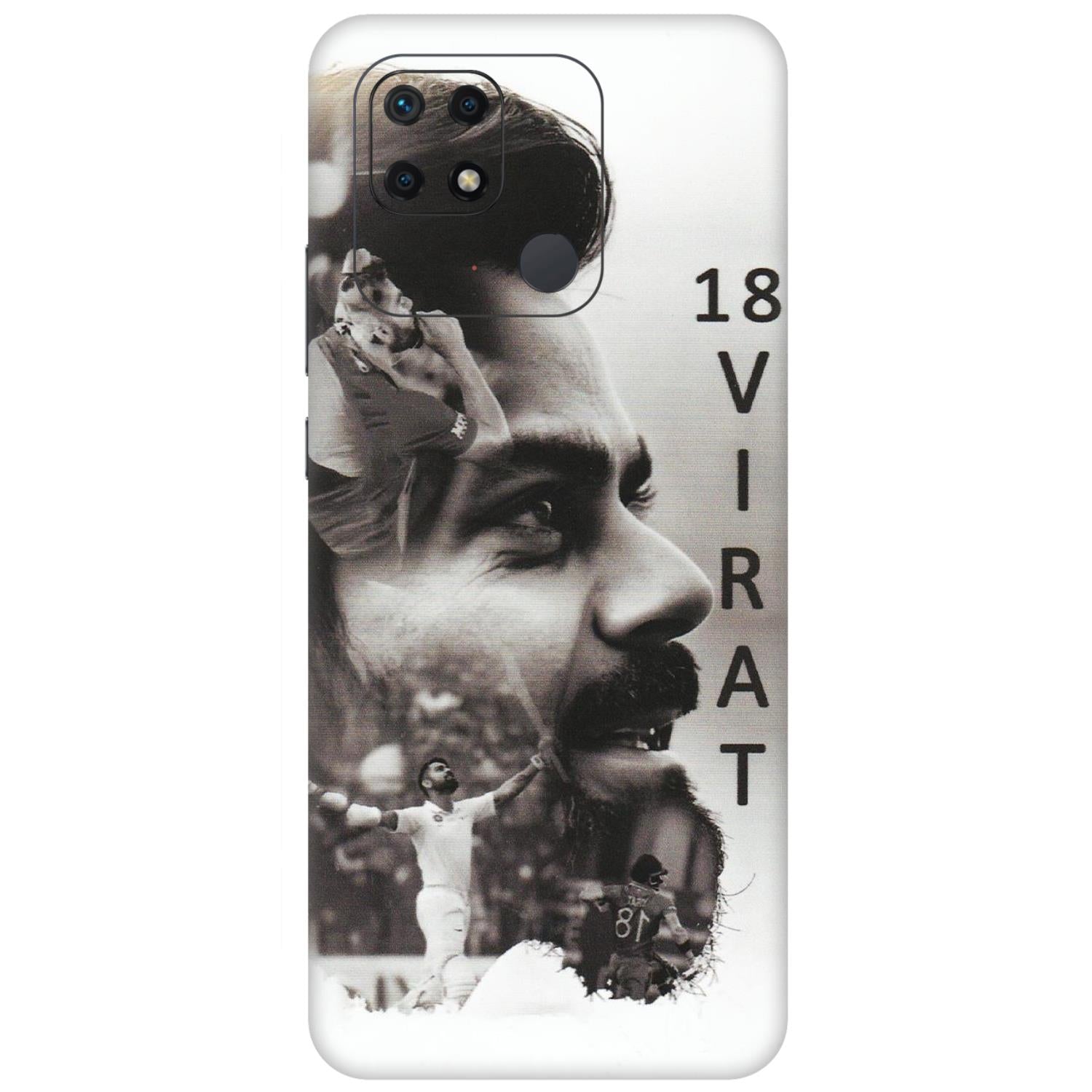 Xiaomi Redmi Phone Skins (All Models) - Virat Kohli Cricketer - Matte Finish (M-163) Redmi 10 Power
