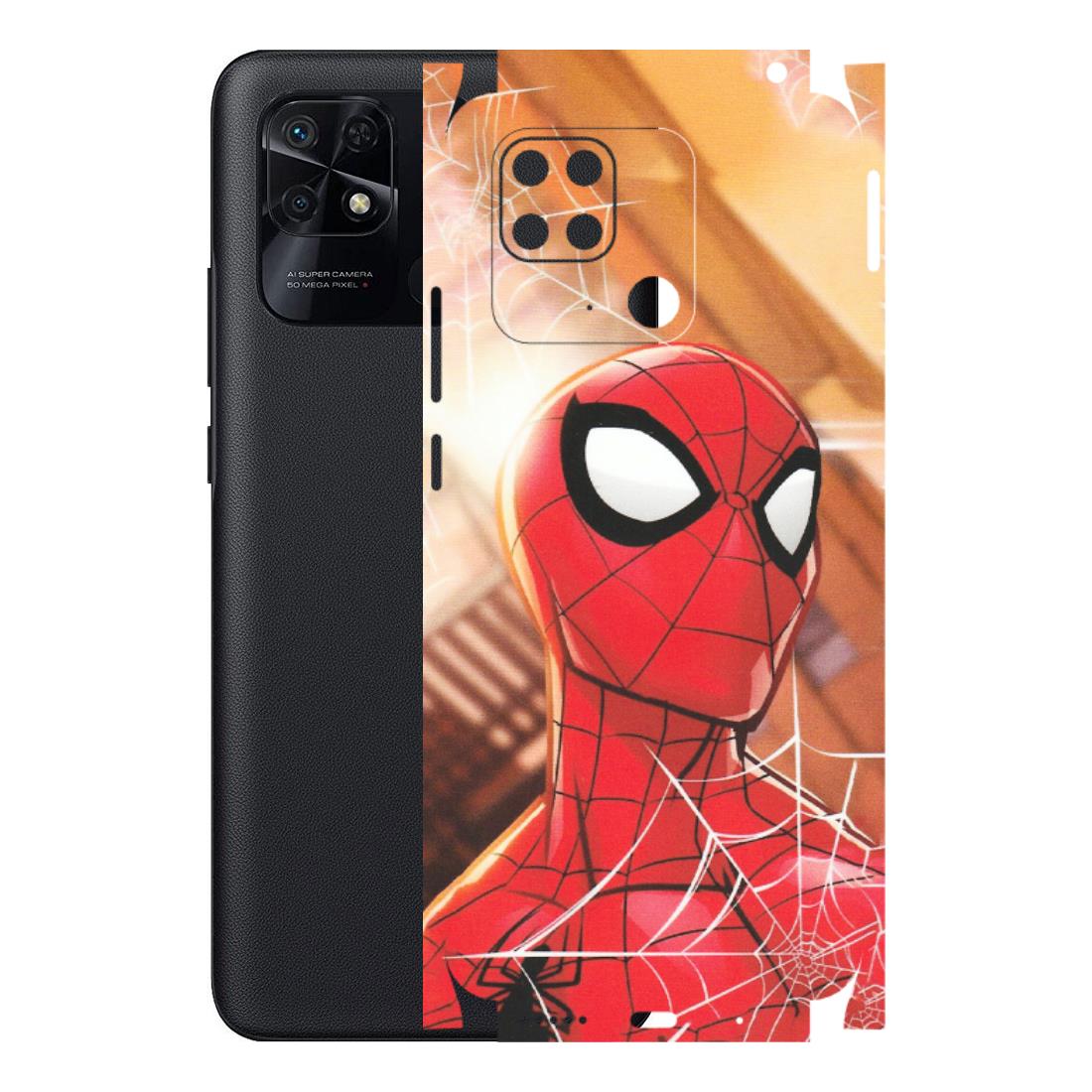 Xiaomi Redmi Phone Skins (All Models) - Spiderman Face New - Matte Finish (M-41) Redmi 10 Power